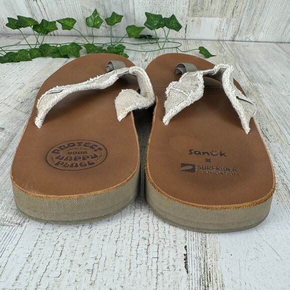 Sanuk Happy Placer Soft Top Surfrider size 12 men’s - Picture 6 of 8